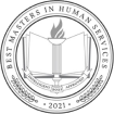 a logo for the masters in humanities.